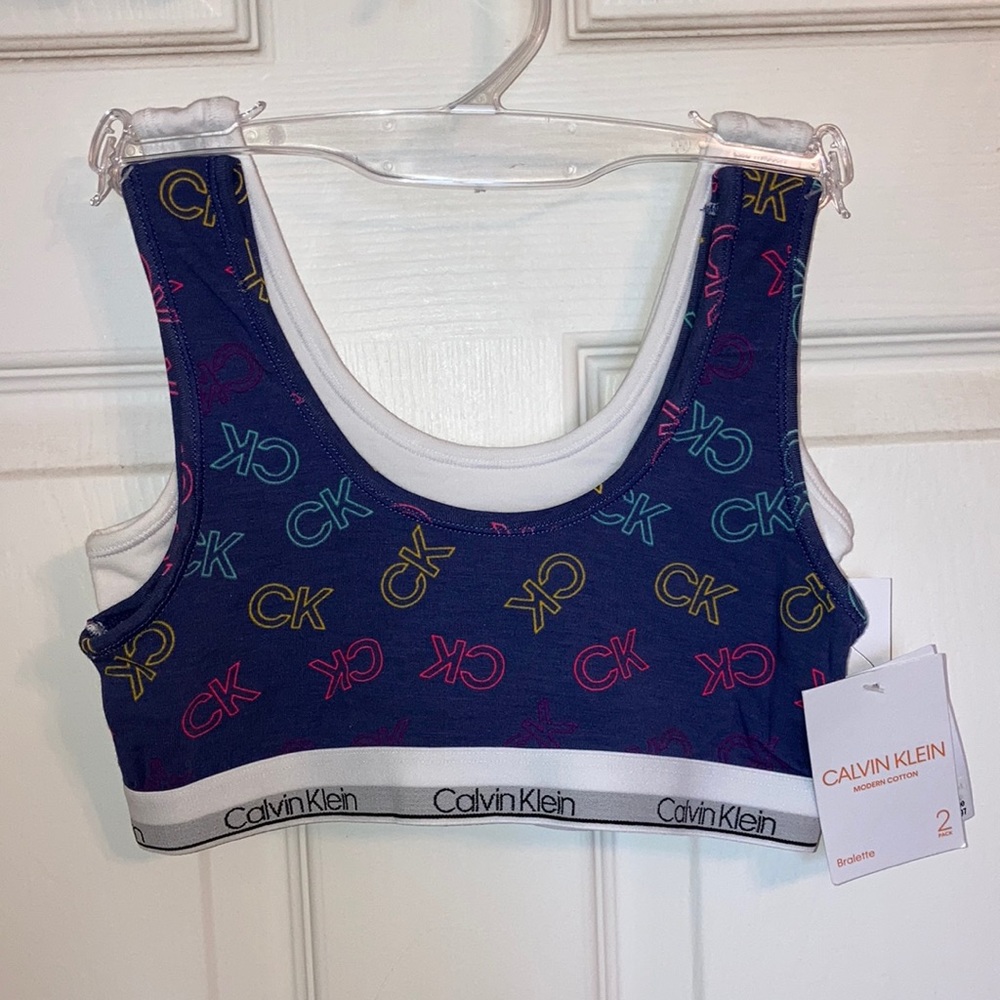 NWT Calvin Klein Modern Cotton 2 pack Bralettes